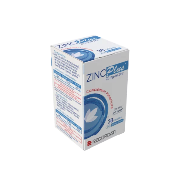 ZINC PLUS 25MG 30 GÉLULES