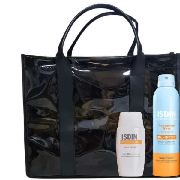 ISDIN PACK SPRAY ADULTE 250ML + ECRAN SPOT PREVENT INV SPF50+ AVEC SAC OFFERT