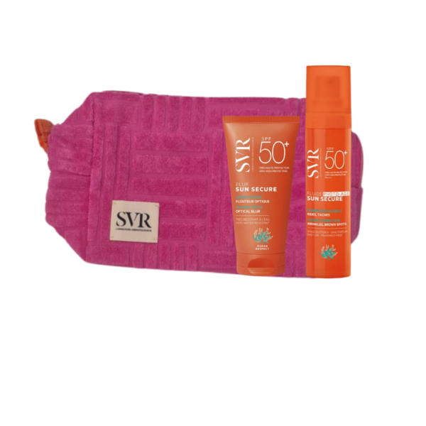 SVR SUN SECURE PACK FLUIDE PHOTO-AGE + BLUR INVISIBLE SPF50+ AVEC TROUSSE OFFERTE
