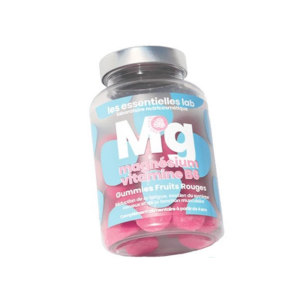 les essentielles lab gummies fruits rouges magnésium b6 anti fatigue & stress 60 gummies