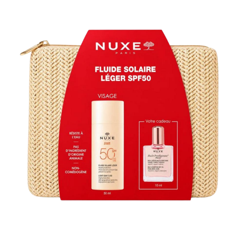 NUXE SUN TROUSSE FLUIDE SOLAIRE LEGERE SPF50+