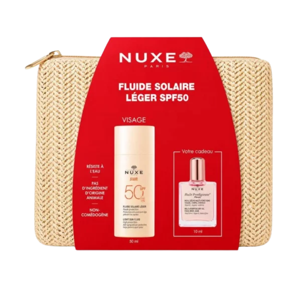 NUXE SUN TROUSSE FLUIDE SOLAIRE LEGERE SPF50+