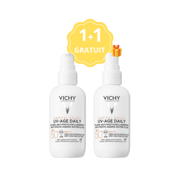VICHY UV-AGE DAILY FLUIDE ANTI-ÂGE SPF50+ 40ML+1 GRATUIT