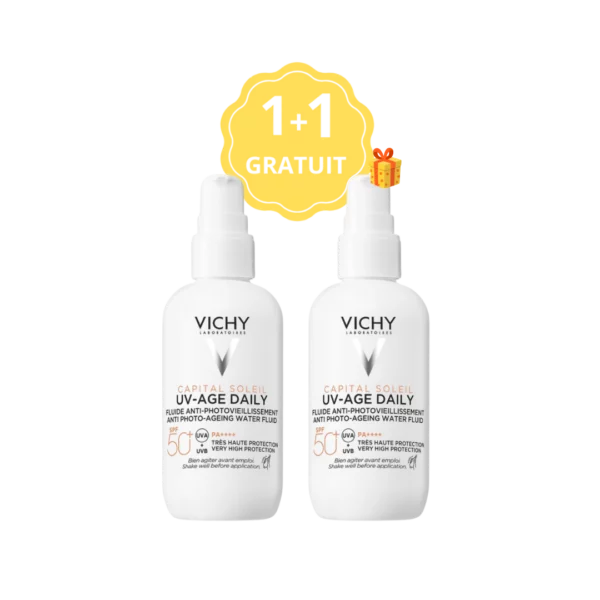 VICHY UV-AGE DAILY FLUIDE ANTI-ÂGE SPF50+ 40ML+1 GRATUIT