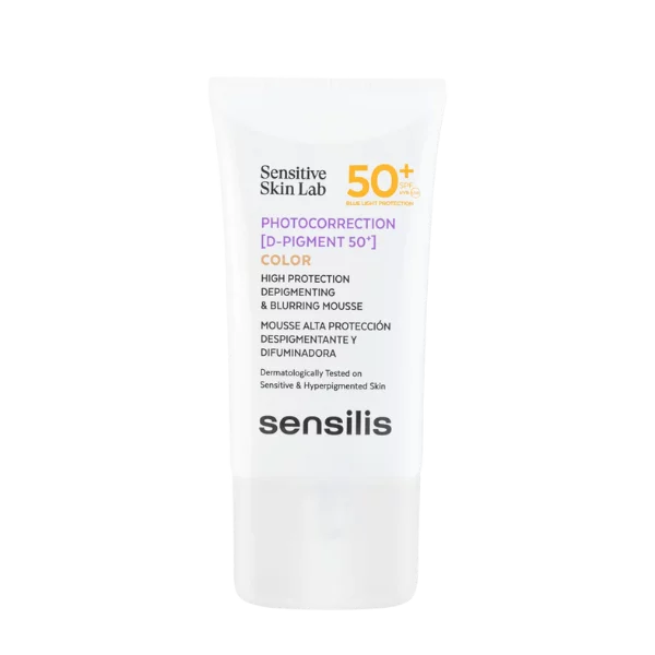 SENSILIS ÉCRAN PHOTOCORRECTION D-PIGMENT COLOR MOUSSE SPF50+ 40 ML