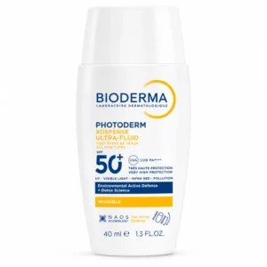 Bioderma Photoderm XDefense SPF50+ fluide solaire invisible anti-pollution visage Tunisie