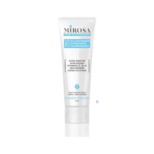 MIROSA CRÈME ÉCLAIRCISSANTE VISAGE CORPS ET ZONE INTIME 100 ML