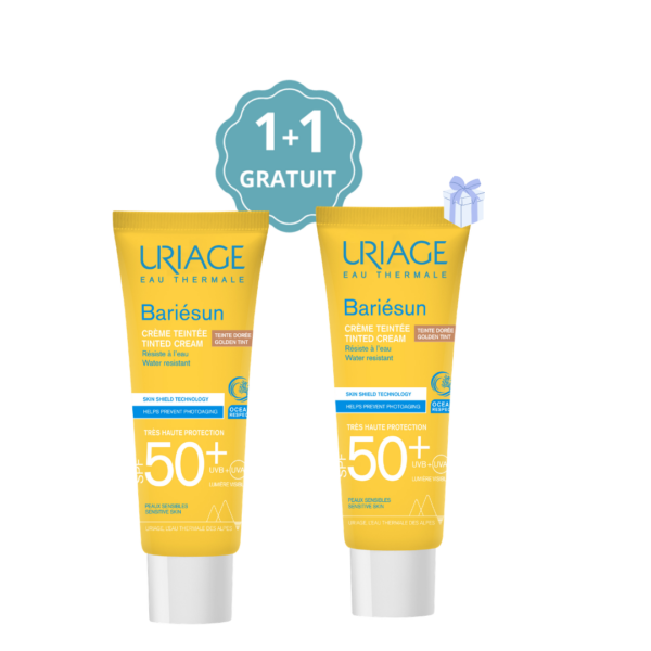 URIAGE BARIÉSUN CRÈME TEINTÉE DORÉE SPF50+ 50ML 1 ACHETÉ = 1 OFFERT