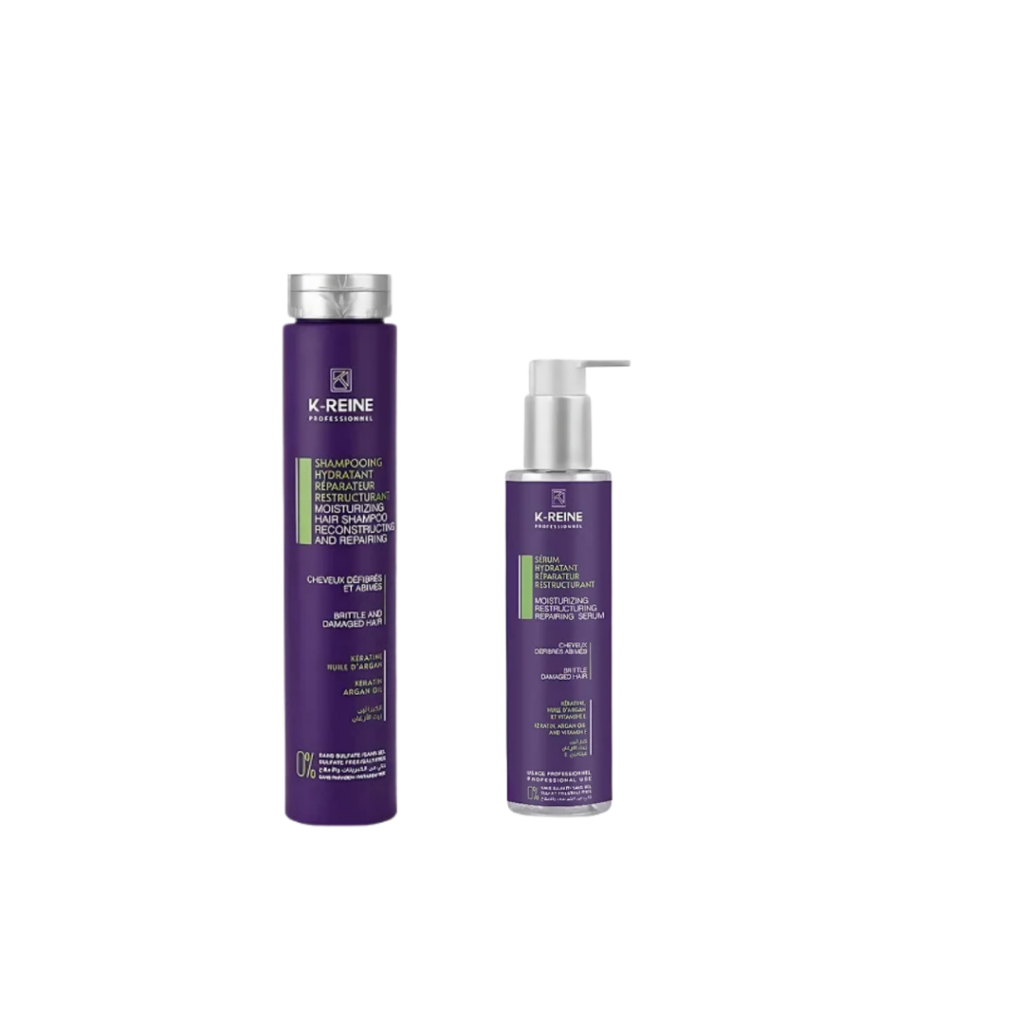 K-Reine Shampooing Hydratant Réparateur 270ml + Sérum 100ml