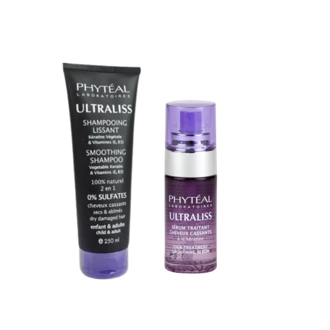 Pack Phyteal Ultraliss Shampooing Lissant 250ml + Sérum 40ml