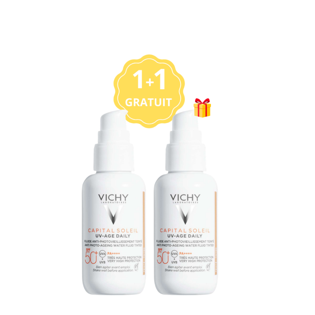 VICHY UV-AGE DAILY FLUIDE TEINTE ANTI-ÂGE SPF50+ 40ML+1 GRATUIT