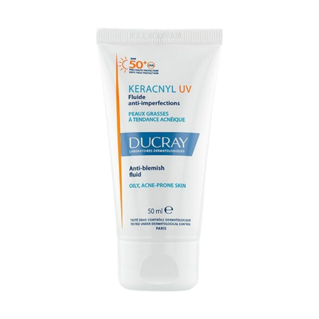Ducray pack Keracnyl UV SPF50+ + Gel Nettoyant 100ml Offert — 2
