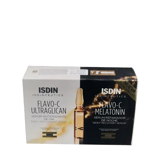 ISDIN Flavo-C Day&Night 10 ampoules Ultraglican + 10 Melatonin
