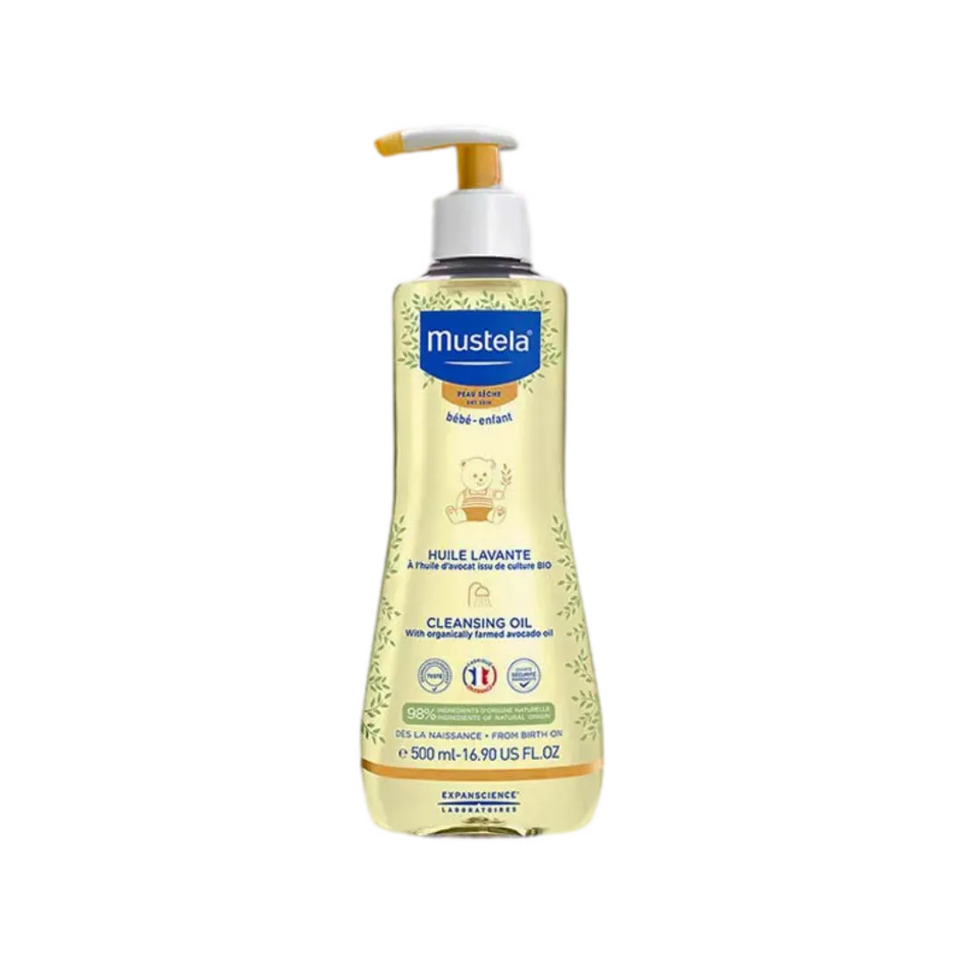 Mustela Huile Lavante à l’Avocat pour Bébé 500 ml