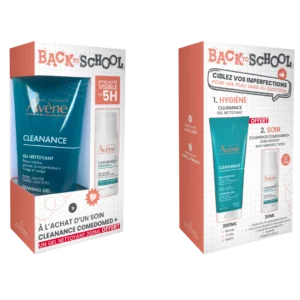Avène Cleanance Comedomed+soin anti-imperfection+Cleanance gel nettoyant 200ml offert
