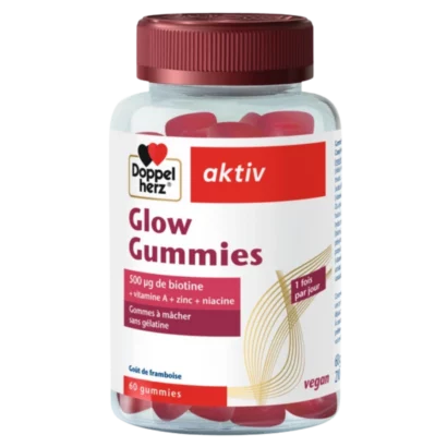 Doppelherz Aktiv Glow Gummies 500 µg biotine -boîte de 60