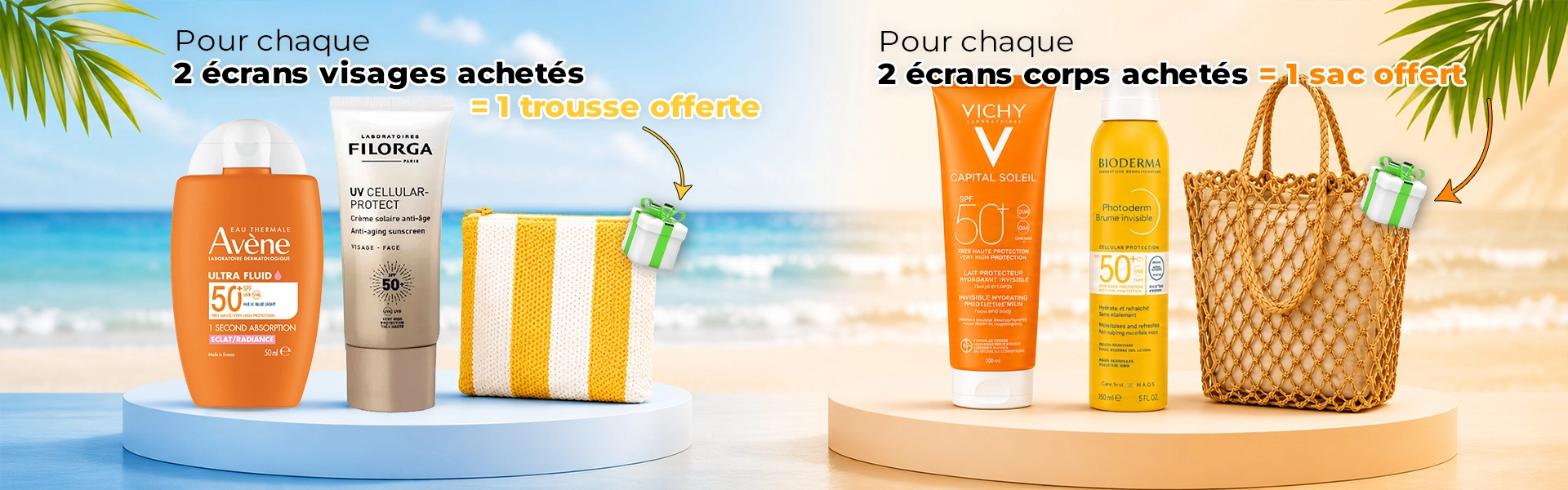 Soins solaires en promo