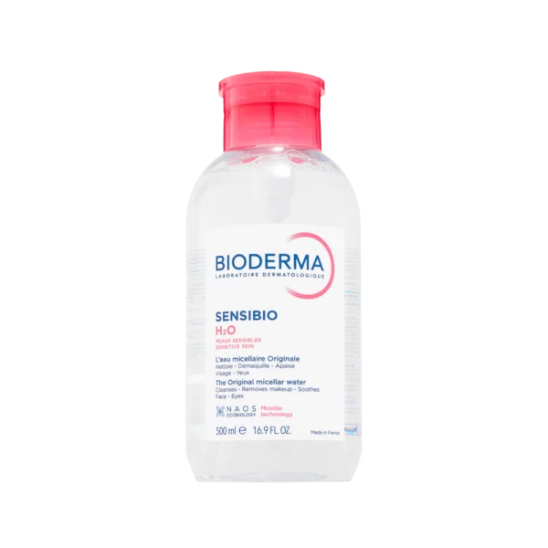 Bioderma Sensibio H2O Eau Micellaire 500 ml à Pompe Inversée