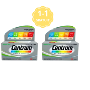 FLORAGLO Centrum Silver Adulte 50+  Multivitamine 30 Comprimés + 1 Gratuit