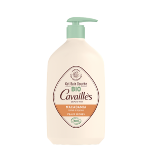 Rogé Cavaillès Gel Bain Douche Bio Huile de Macadamia 400 ml pour peaux sèches